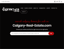 Tablet Screenshot of calgary-real-estate.com